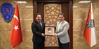 Başkan Aydın’dan yeni İl Emniyet Müdürü Gökçe’ye hayırlı olsun ziyareti