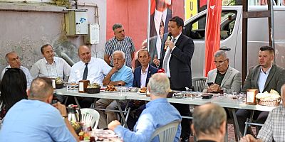 Başkan Aydın İvazpaşa sakinleriyle buluştu