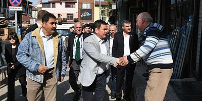 Başkan Aydın müjdeyi verdi Tahtakale Köylü Pazarı eski haline kavuşuyor