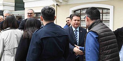 Başkan Aydın, Osmangazi ailesiyle bayramlaştı