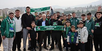 Başkan Bozbey, Bursaspor taraftarlarıyla şampiyonluk heyecanını paylaştı