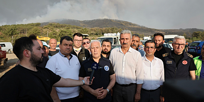 Başkan Bozbey: Yangının yönü belli değil, daha fazla hava desteği gerekli