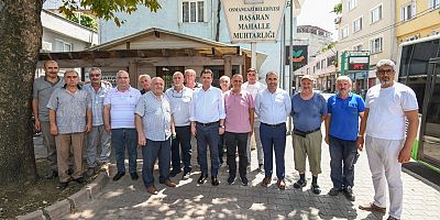 Başkan Erkan Aydın Başaran Mahallesi'nde vatandaşlarla buluştu