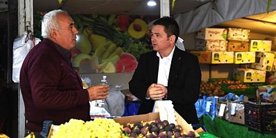 Başkan Erkan Aydın Yenibağlar Mahallesini ziyaret etti