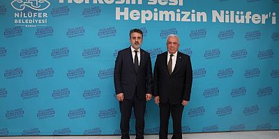 Başkan Şadi Özdemir, Şahin Biba'yı ağırladı