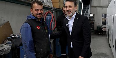 Başkan Vekili Biba'dan 1 Mayıs'ta görev başındaki emekçilere ziyaret