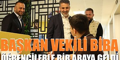 Başkan Vekili Biba öğrencilerle bir araya geldi