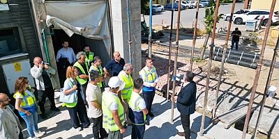 Başkan Vekili Biba, Şahin Başol'da çalışmaları inceledi