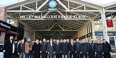 Başkan Yılmaz Millet Mahallesi pazar esnafı ile buluştu