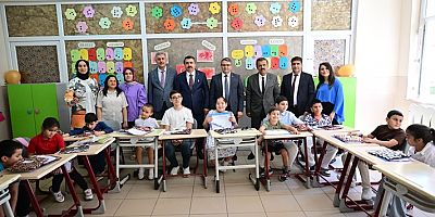 Başkan Yılmaz, miniklerin karne heyecanına ortak oldu