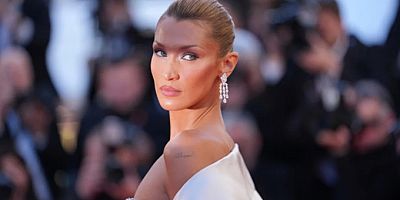 Bella Hadid'den Cannes kırmızı halısında göz kamaştıran görünüm