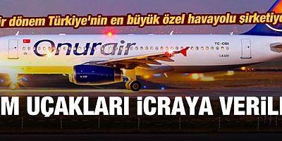 Bir dönem Türkiye'nin en büyük özel havayolu şirketiydi! Tüm uçakları icraya verildi...