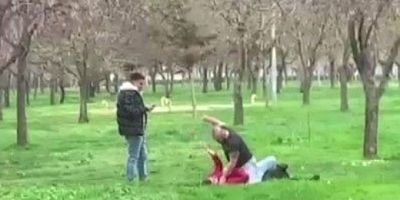 Biri dövdü,  diğeri kaydetti