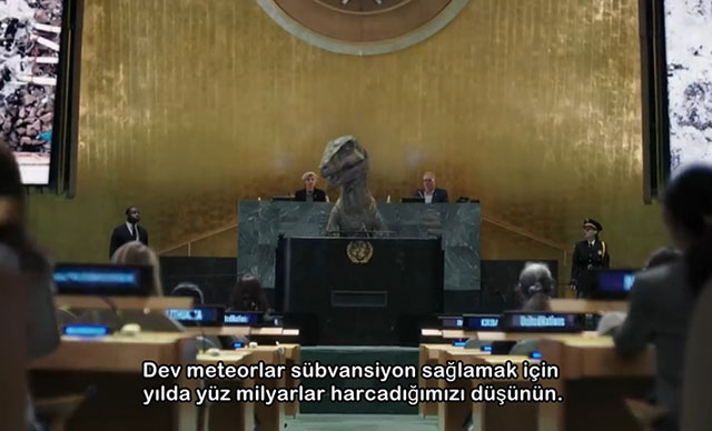 BM Genel Kurulu’nda ‘dinozordan’ dünya liderlerine mesaj