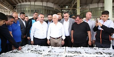 Bursa BB Başkanı Mustafa Bozbey'den balıkçılara ziyaret!