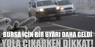 Bursa Büyükşehir Belediyesi uyardı! Sabah yola çıkarken dikkat...