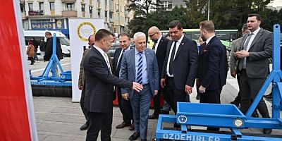 Bursa Büyükşehir'den üreticiye ekipman desteği