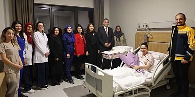 Bursa Büyükşehir’den yılın son ve ilk bebeklerine ziyaret