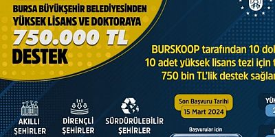 Bursa Büyükşehir'in 'Lisansüstü Tez Destek Programı' sonuçlandı