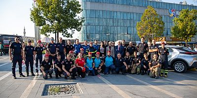 Bursa Büyükşehir İtfaiyesi’nden gerçeği aratmayan tatbikat