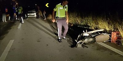 Bursa'da araçla motosikletle kafa kafaya çarpıştı: 1 ağır yaralı