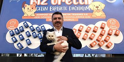 Bursa'da atık gıdalar mamaya dönüşüyor