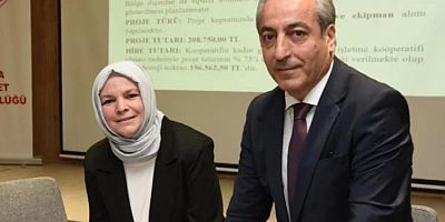 Bursa'da bakanlıktan Yıldırım’daki kadın kooperatiflerine hibe