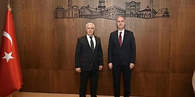 Bursa'da Başkan Mustafa Bozbey'den Başkan Taban'a ziyaret