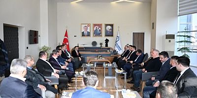 Bursa'da Başkan Yılmaz, Hak ve Özgürlükler heyetini ağırladı