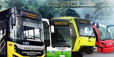 Bursa’da bayramda ulaşım ücretsiz!