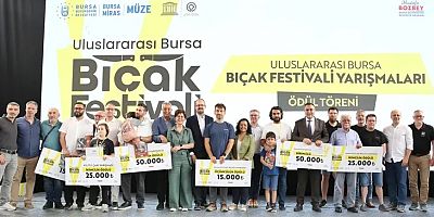 Bursa'da bıçağın ustaları ödüllendirildi