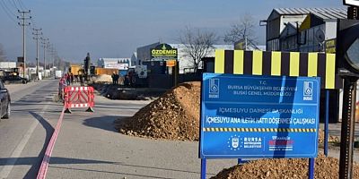 Bursa'da Çınarcık Barajı'ndaki çalışmalar hız kazandı