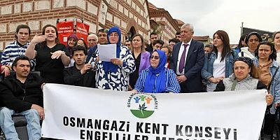 Bursa'da engelli bireylerin annelerine emeklilik hakkı verilsin çağrısı