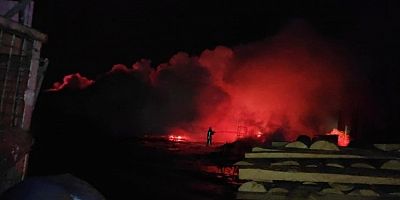 Bursa'da fabrika yangını!