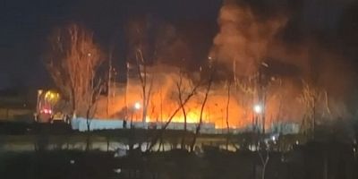 Bursa'da geri dönüşüm deposunda korkutan yangın