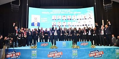 Bursa'da İnegöl'ün tabanını sağlamlaştıran 154 proje