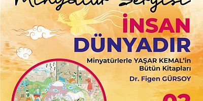 Bursa'da minyatür sanatıyla Yaşar Kemal sergisi