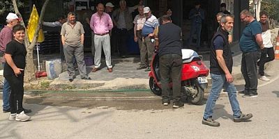 Bursa'da motosikletin içinden 1 metrelik yılan çıktı