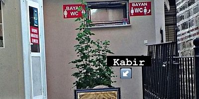 Bursa'da o resim sonrası tabelalar indi, türbe yanındaki kabin kalktı