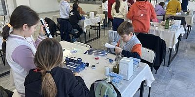 Bursa'da öğrenciler, üretimi yerinde inceledi