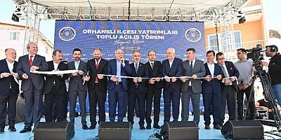 Bursa'da Orhaneli'ne hizmet yağmuru