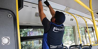 Bursa'da otobüsler daha da güvenli