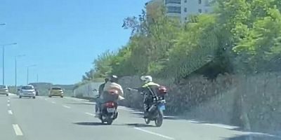 Bursa'da polisin 'Dur' ihtarına uymayan motosiklet sürücüsü yakalandı