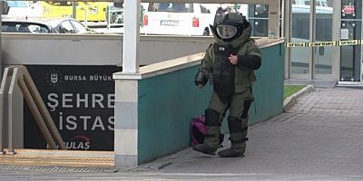Bursa'da şehrin göbeğinde bomba alarmı