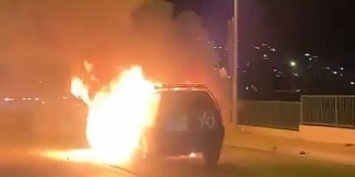 Bursa'da seyir halindeki cip alev aldı!