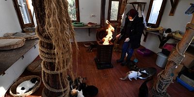 Bursa'da sobalar can dostlar için yandı