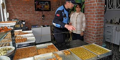 Bursa'da tatlıcılara ve pastanelere bayram denetimi