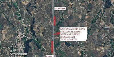 Bursa'da trafik düzenlemesi