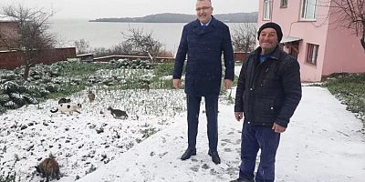 Bursa'da Yaren'den dostu Adem Amca'ya sürpriz ziyaret