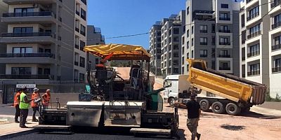 Bursa'da yollar sıcak asfaltla kaplanıyor